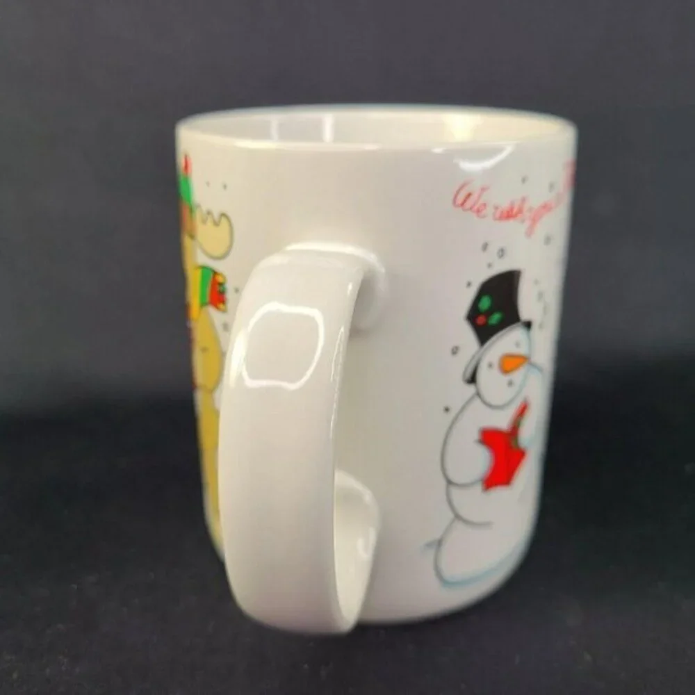 Cheer Mug With Polar Bear Plush Christmas Tree Ornament Avon Gift Collection‎
